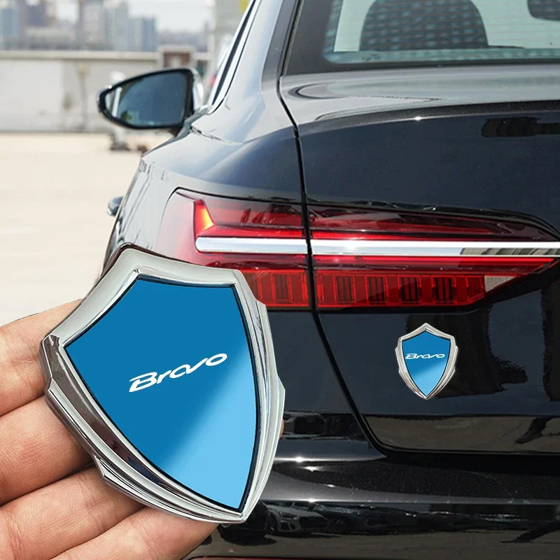 

car stickers 3D metal accsesories auto accessory for For FIAT BRAVO