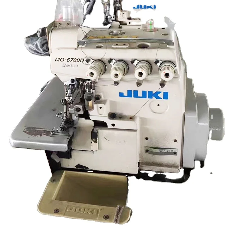 

Nice Quality Japanese Brand Used JUKI-6704-6714-6716 Industrial Overlock Sewing Machine