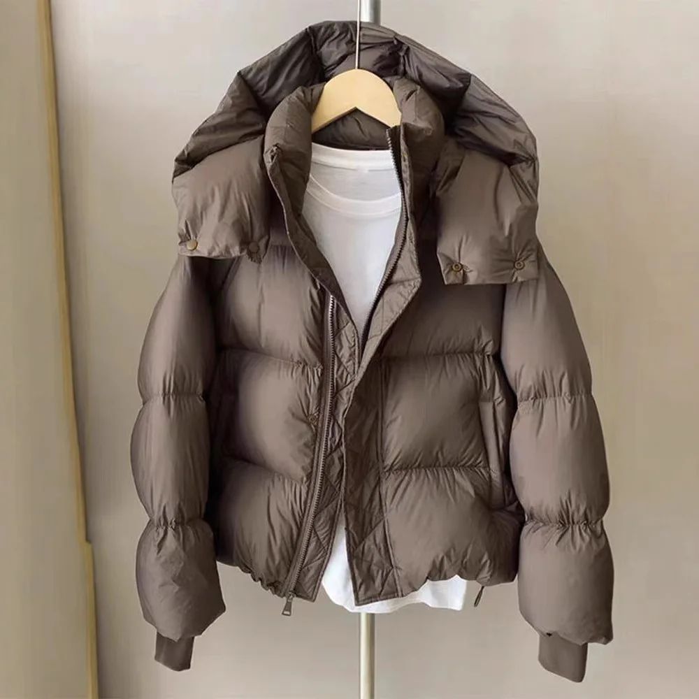 Neue Wasserdichte Unten Baumwolle Gefütterte Jacke Mit Kapuze Kurze frauen Winter Kleidung Koreanischen Stil Puffer Jacke Mantel Outwear Weibliche