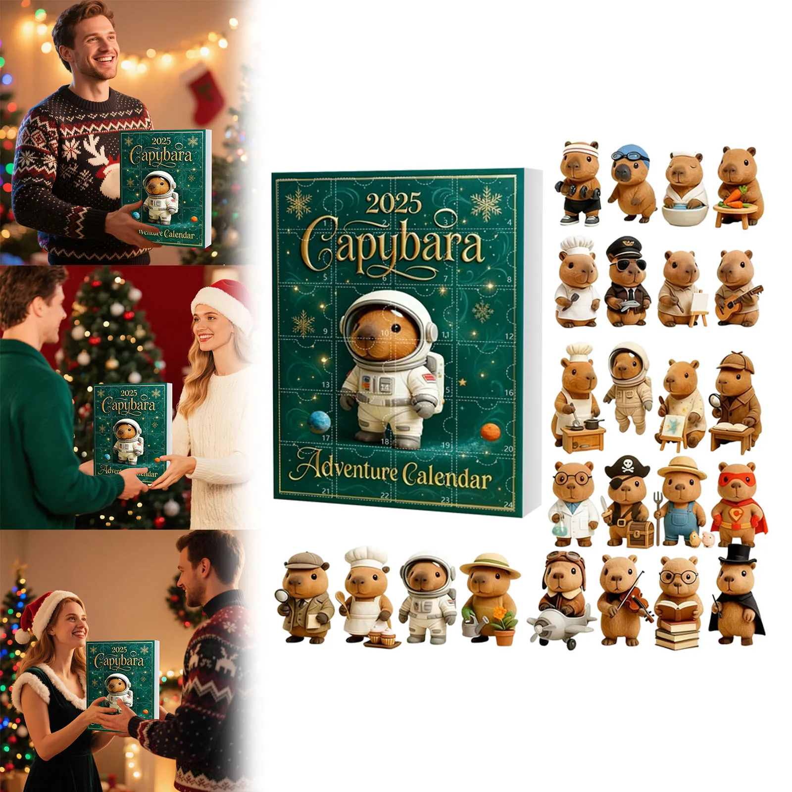 Luci a batteria con timer per ghirlande Calendario dell'Avvento Anatomia Luci natalizie per interni Funziona a batteria con timer