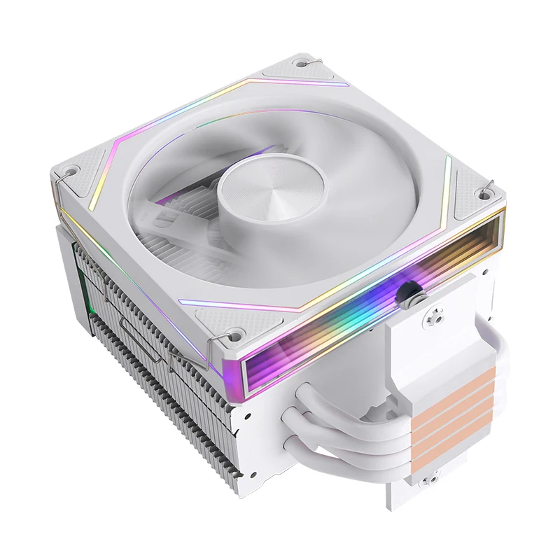RGB 120mm Fan 4 Heat Pipe Cooler CPU x79 x99 AM4 AM5 High Performance Processor Compatible LGA2066 2011 Intel115x 1200 1700 18xx