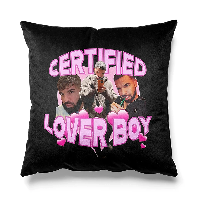 Aertemisi 18'' x 18'' Drake BBL Certified Lover Boy Throw Pillow Cushion Covers Cases Pillowcases 45cm x 45cm