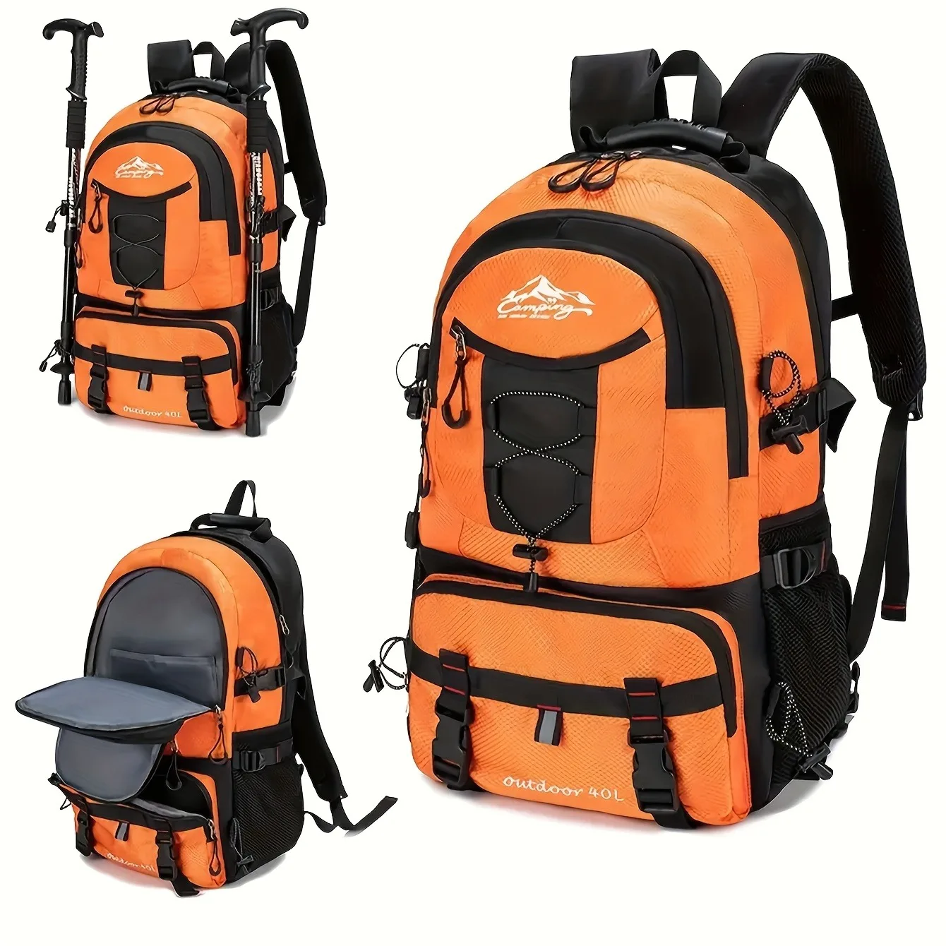 40L Hiking Backpack Men's and Women's Travel Backpack Camping Waterproof  Outdoor Daypack Lightweight Backpack - AliExpress