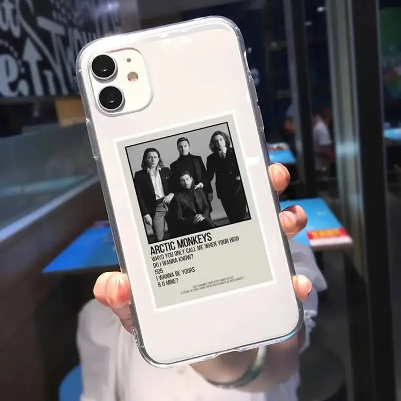 Arctic Monkeys Band Silicone Phone Case for iPhone 15 14 13 12 11 Pro Max X Xs Max XR SE 2020 8 7 Plus Soft Transparent Cover