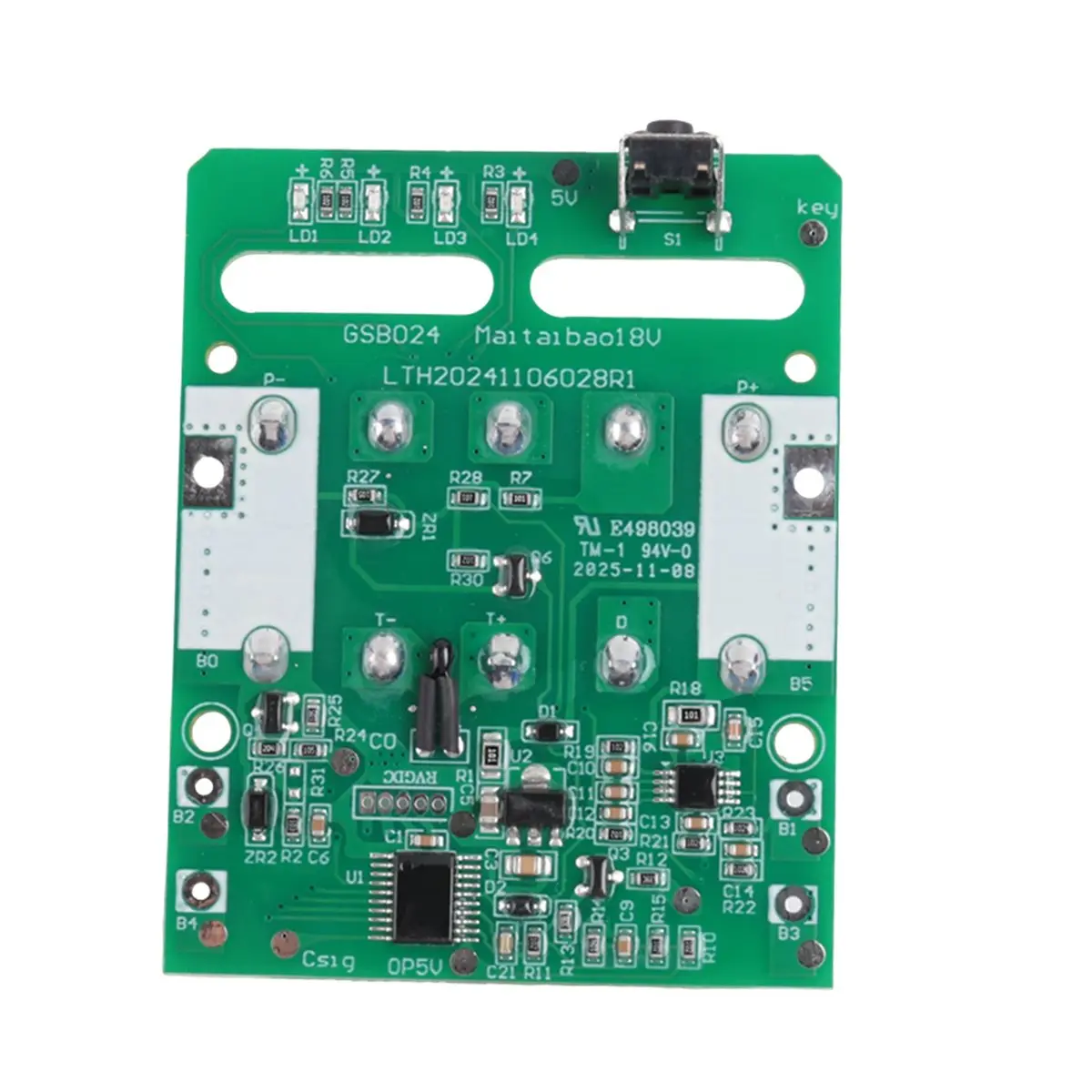 ABBQ SALE Charging Protection Circuit Board PCB Board for 18V Lithium Battery Rack(1 Pcs)