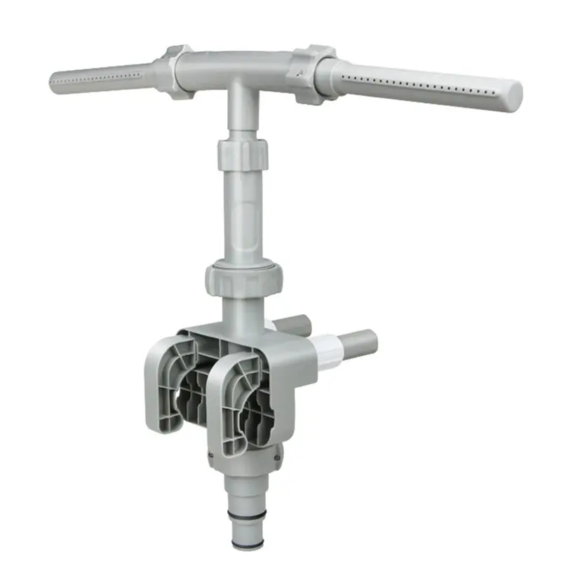 

Happy New- Fits Top Rails 1.18"-4.72", 360 ° Регулируемые двойные фонтаны-водопады для наземных бассейнов, дождеватели для бассейнов