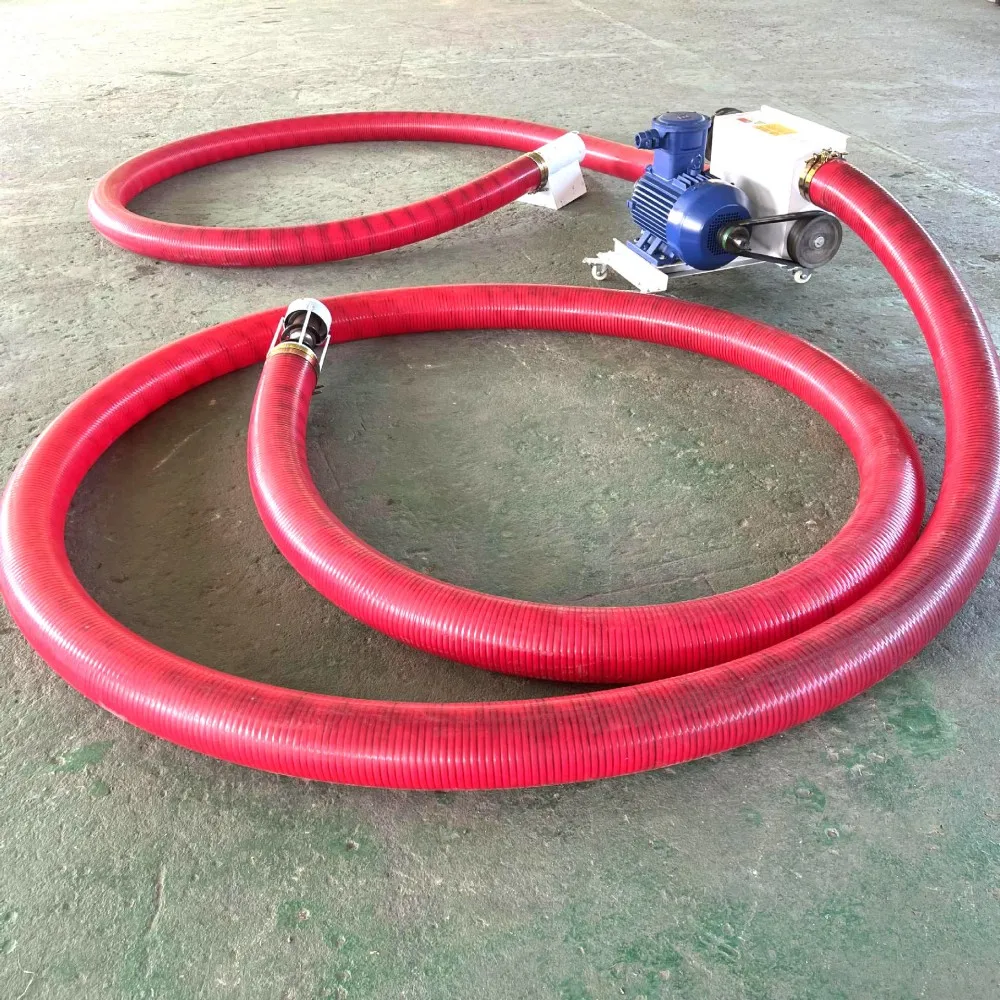 Bestseller Dual Drive High Efficiency Hose Conveyor Customizable Speed CE Certified Bulk Conveying of Plastic Pellets