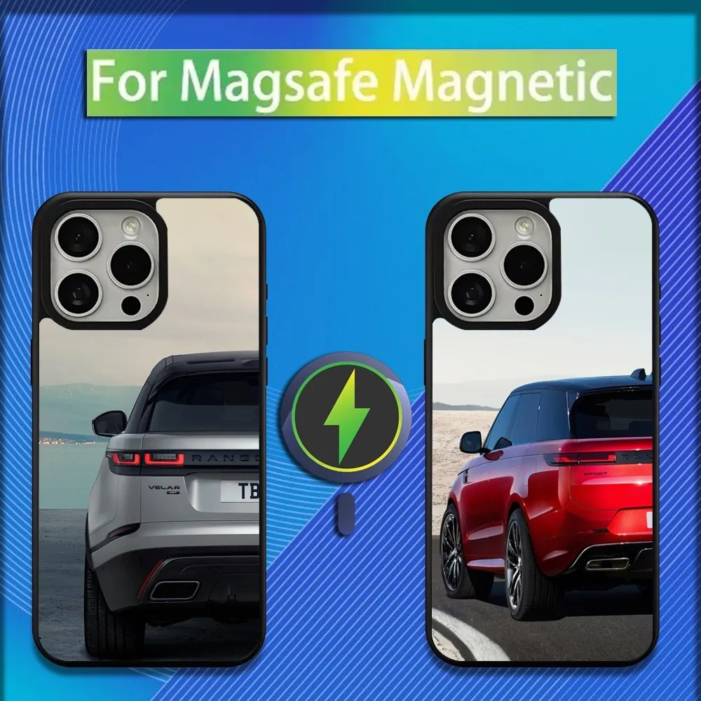 Sport Car R-Range Roveres Phone Case For iPhone 16,15,14,13,12,11,Plus,Pro,Max,Mini Magsafe Magnetic Wireless Charging