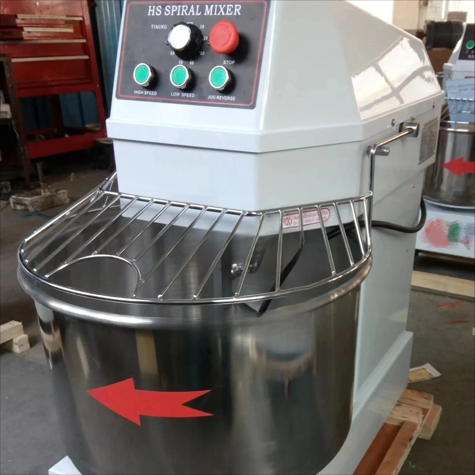 Коммерческий миксер для теста для хлеба, хлебобулочных изделий, 20 л, 30 л, 60 л, 80 л, 100 л, 150 л, миксер для муки, спиральный миксер для теста для пиццы