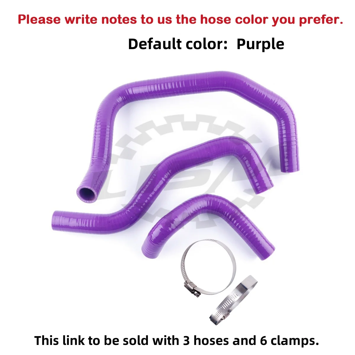 

3PCS 3PLY Silicone Radiator Coolant Hose Pipe Kit For 2003-2008 Kawasaki Ninja ZX600 ZX6R ZX636C ATV 2004 2005 2006 2007