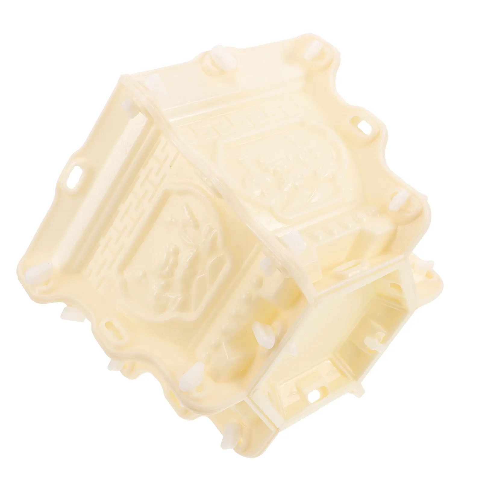 

26 Hexagonal Lotus Cement Flower Pot Molds Plastic Thickened Planter Making European Bonsai Concrete Decor Pots