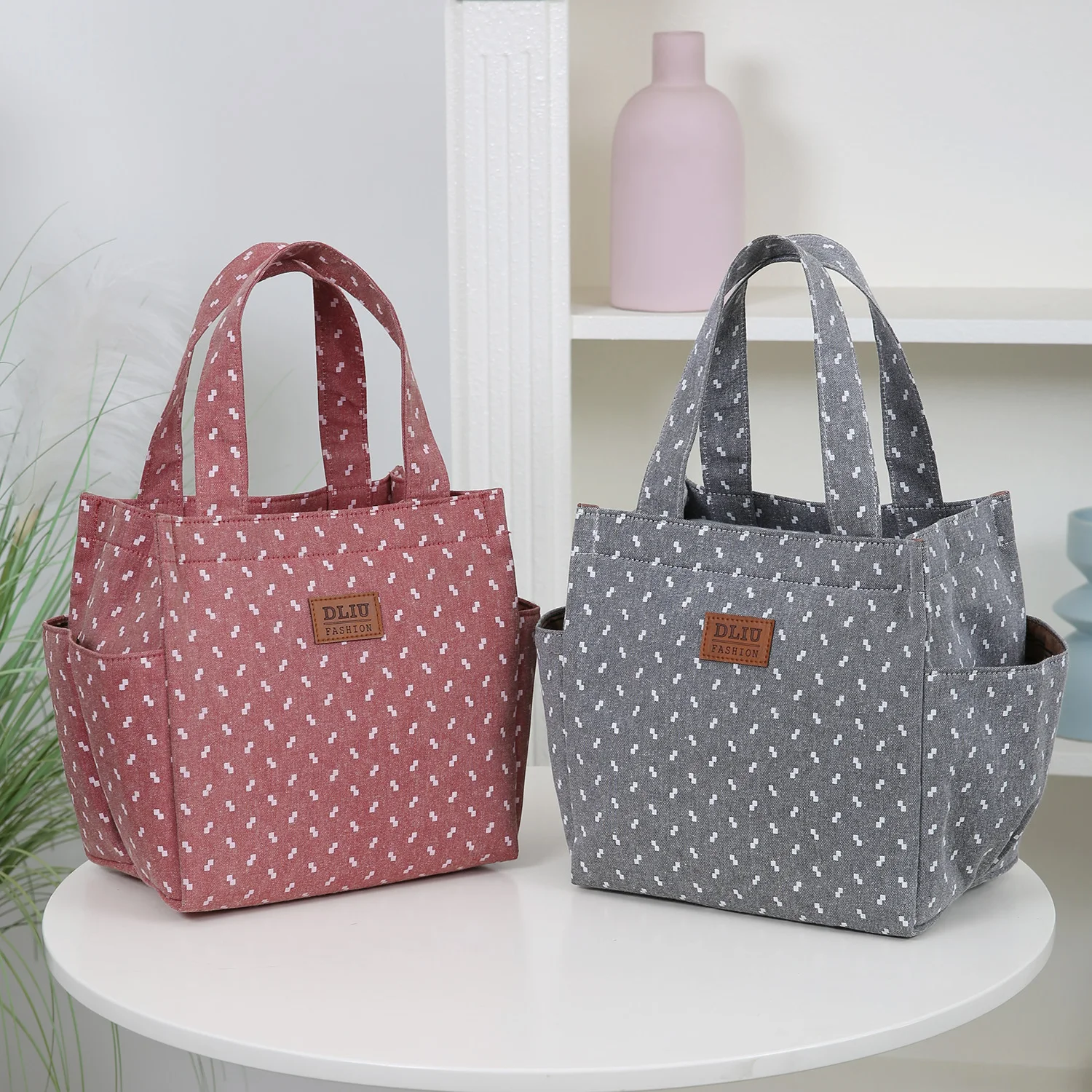 Fabric Tote Bag, Lunchbox Storage Bag, Lunch Bag, Work Commute Miscellaneous Bag, Suitable for Going out Shopping and Daily Use.