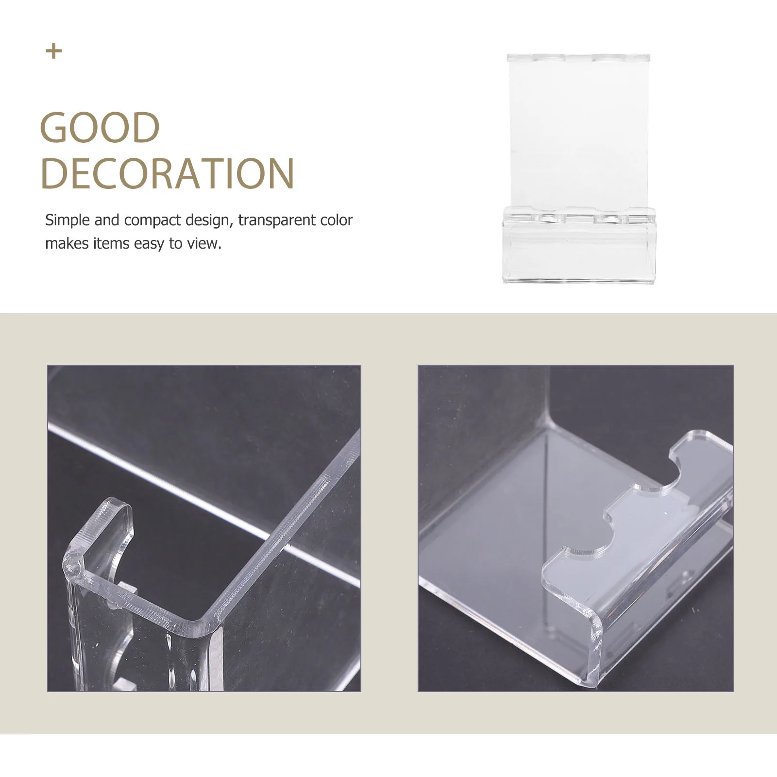 

1 pc Transparent Acrylic Pen Rack Desktop Display For Fountain Pens Ballpoint Pencil Eyebrow Pencil Stand Office