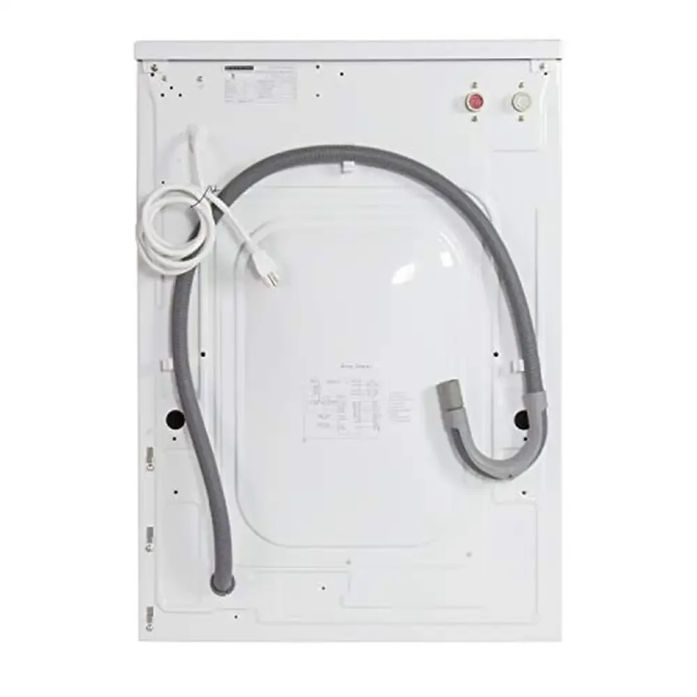 Lavatrice compatta con 1,6 piedi cubi. Capacità 12 opzioni di ciclo Ritardo automatico del sensore del livello dell'acqua Avvia l'inverno Funzione facile