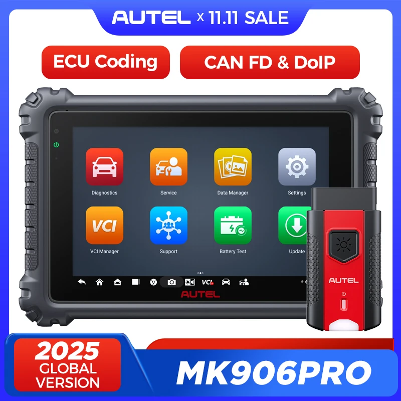 

Autel MaxiCOM MK906 Pro MK906PRO Diagnostic Scanner Advanced ECU Coding Diagnostic Tool OBD2 Scanner PK MaxiSys MK906BT MS906