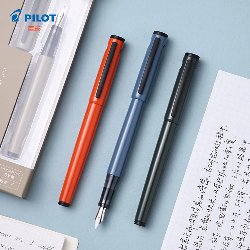 

Japan PILOT P-FLT23-1 Fountain Pen F/M Nib Student Writing Stationery Letiver City Camping Series Practice Office Business Pens