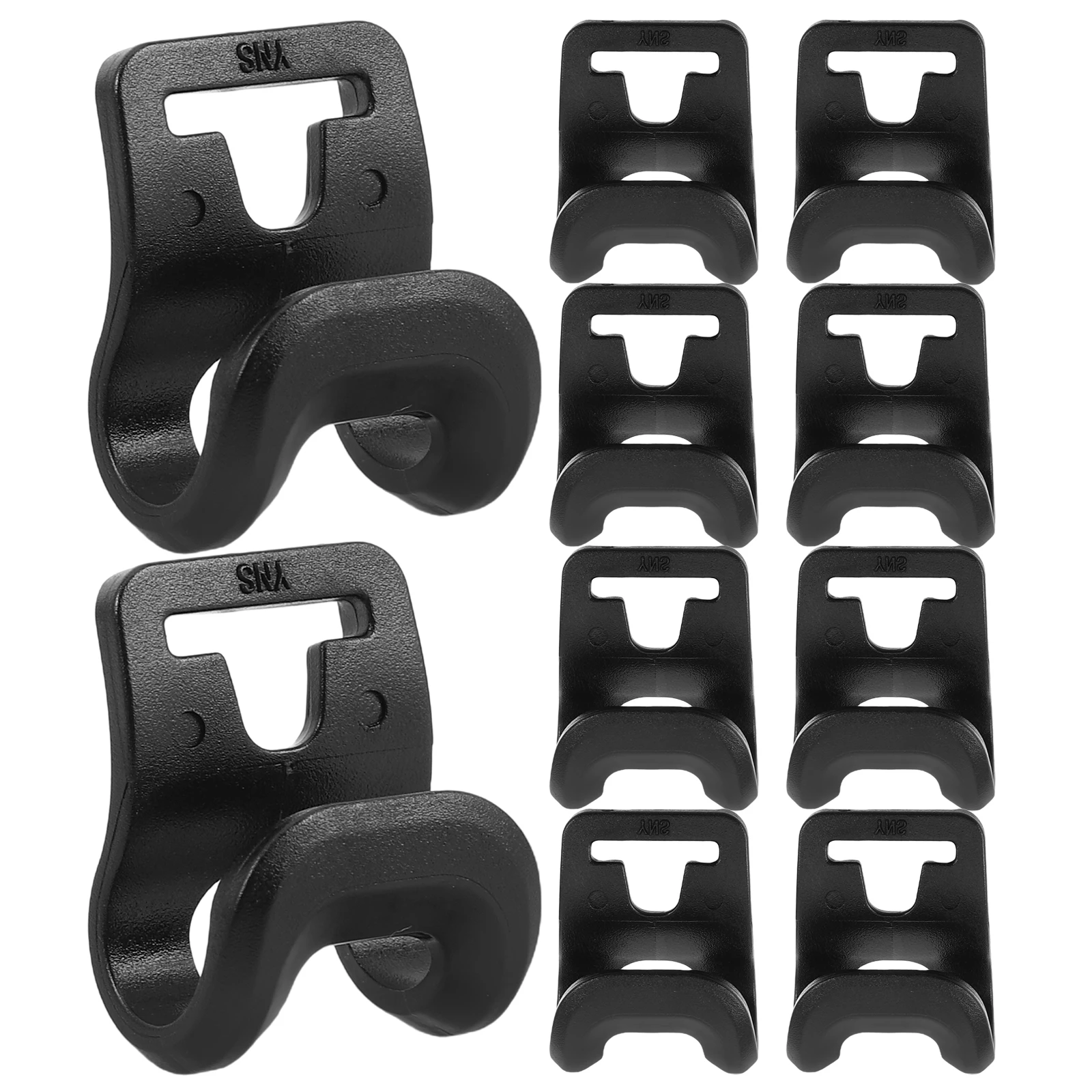 

10 PCS Plastic Tent Hook Hooks Camping Lamp Hanger Connecting Pole Accessories Rope Hanging