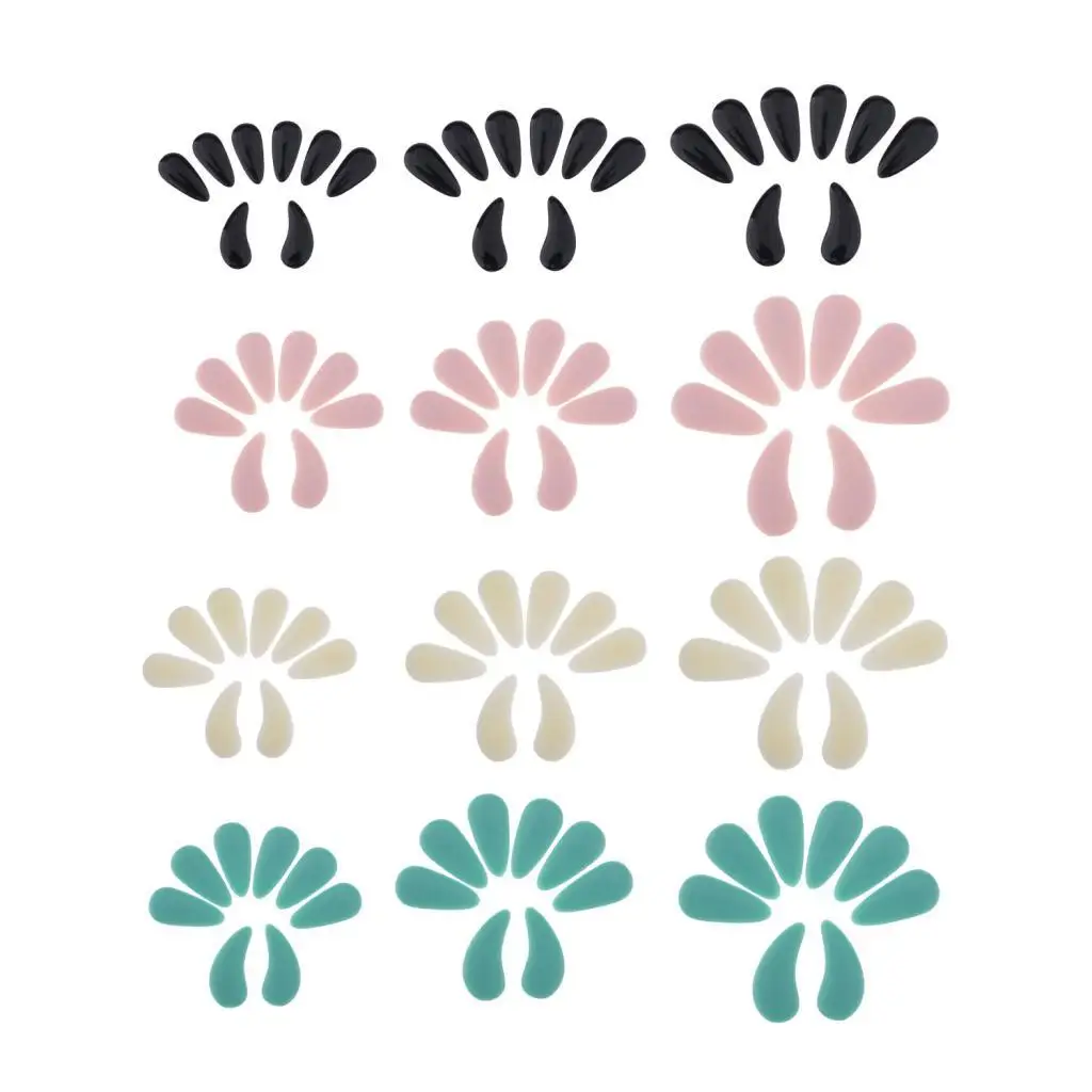 Groove Arc Finger Picks for Guzheng Children Plastic Fingernail Set Zither String Instrument Accessories for Students