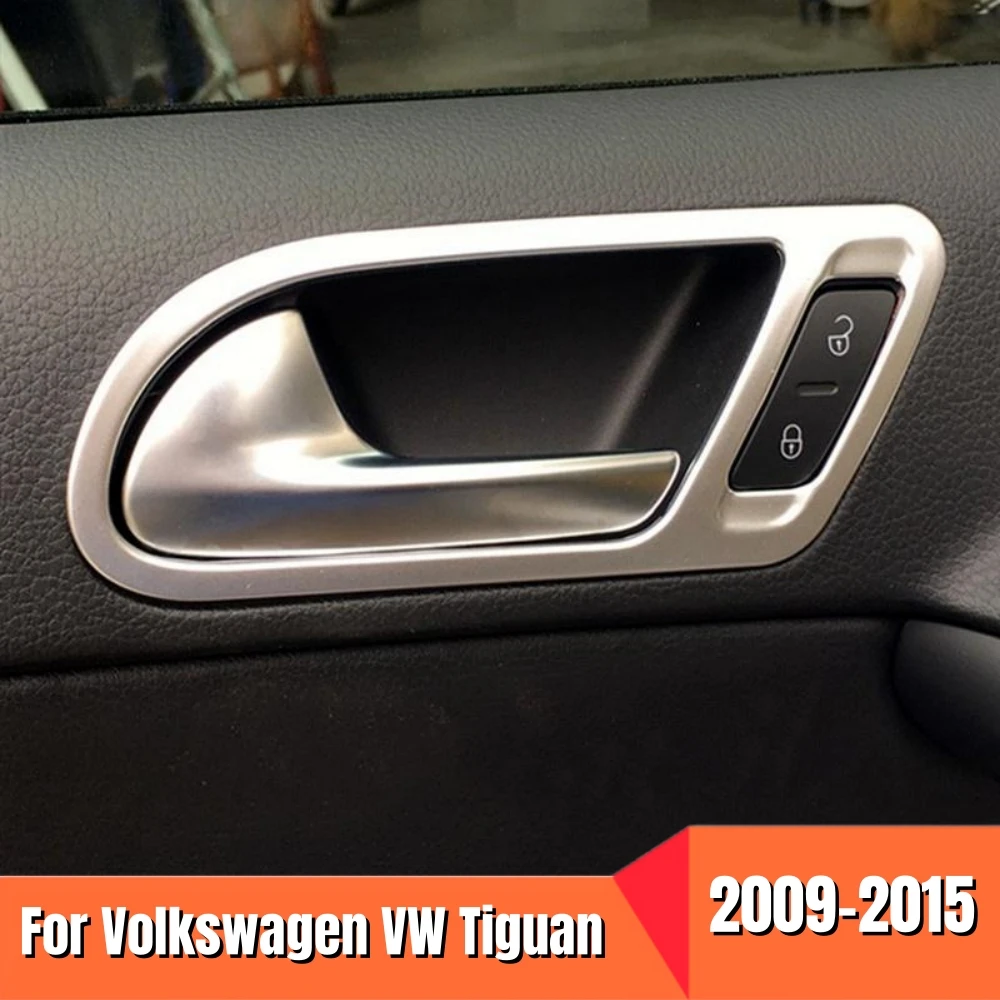 

For Volkswagen VW Tiguan 2009 2010 2011 2012 2013 2014 2015 Car inner door Bowl decoration cover trim auto styling accessories