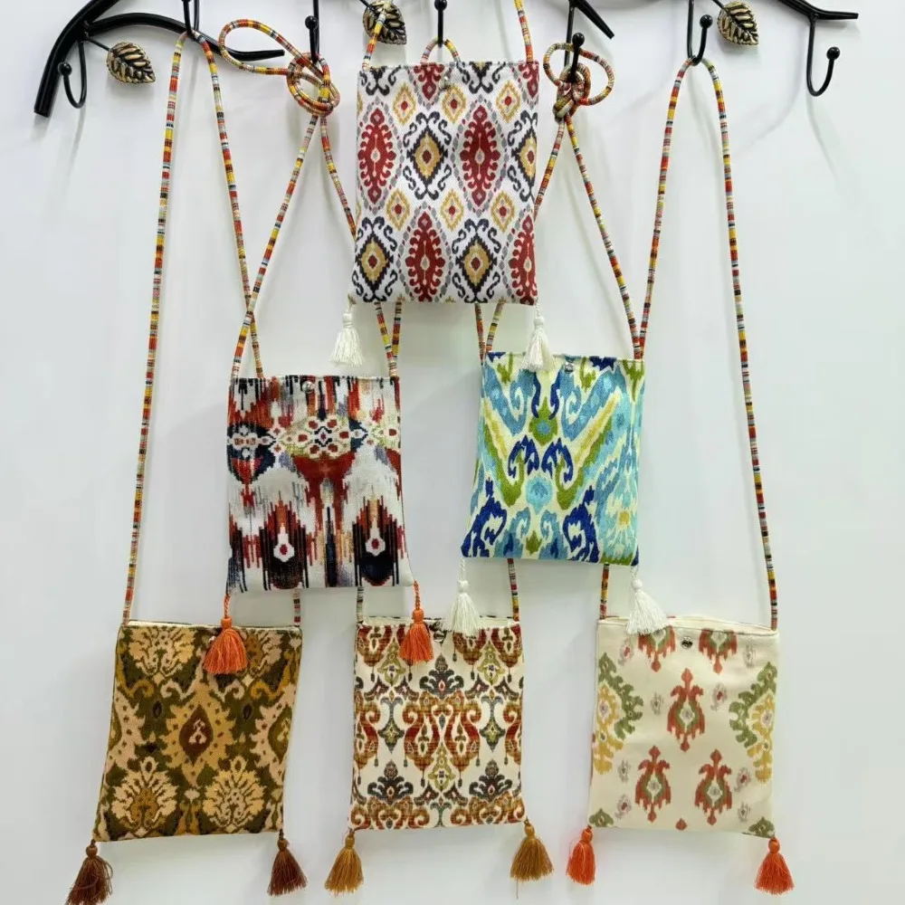 

Simple Retro Pattern Crossbody Phone Bag Handbag Printed Small Shoulder Bag Purse Cartoon Cartoon Tote Bag Travel