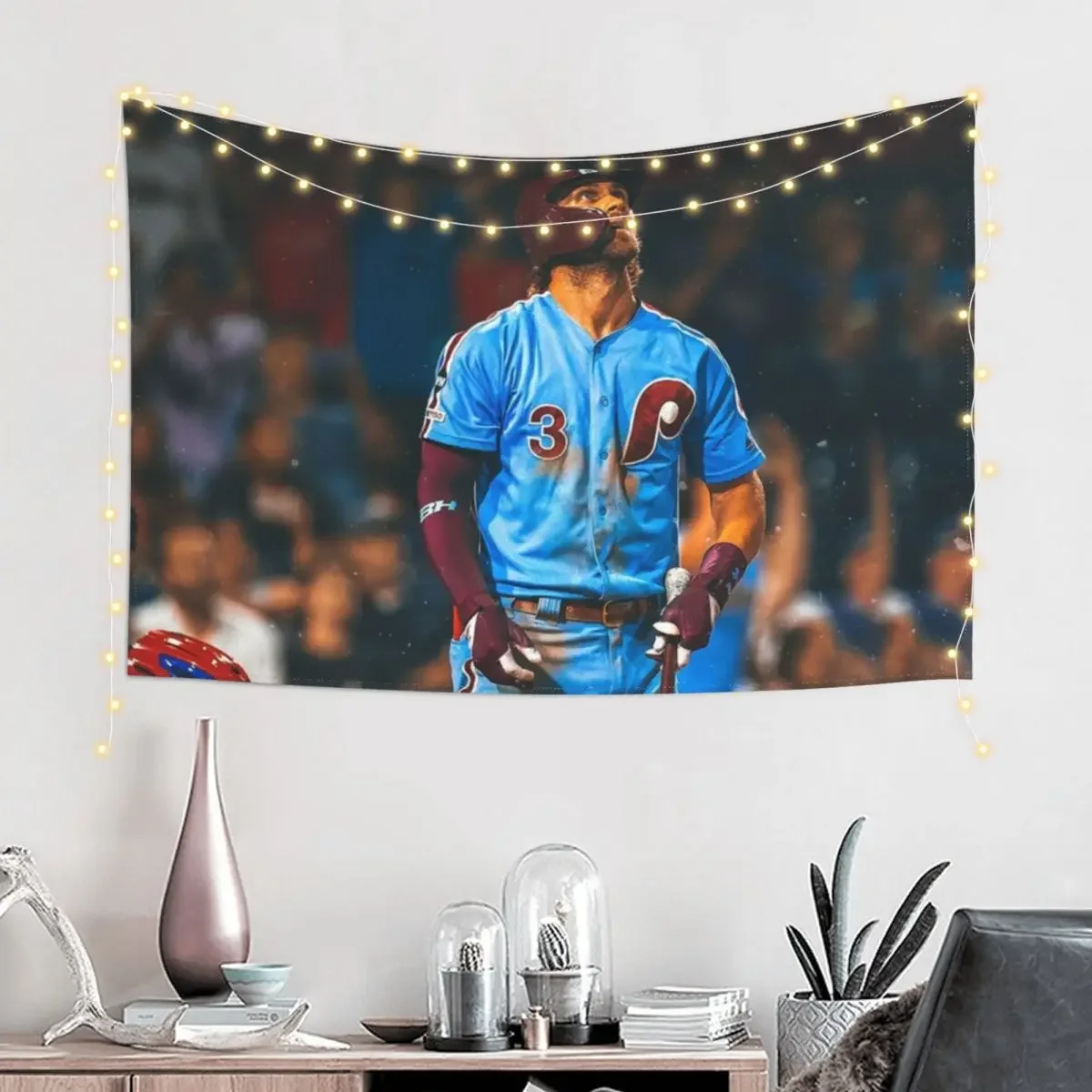 Bryce Harper Tapestry Outdoor Decor Decorations For Your Bedroom Tapestry