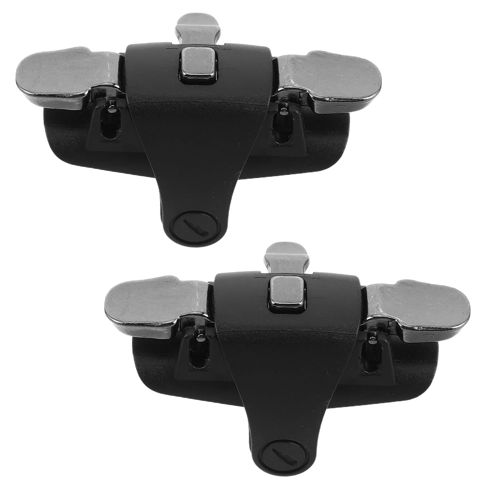 

2pcs Mobile Game Controller Gaming Trigger for Phone Tablet Cellphone Gamepad Metal ABS Zinc Alloy Lightweight Portable Easy