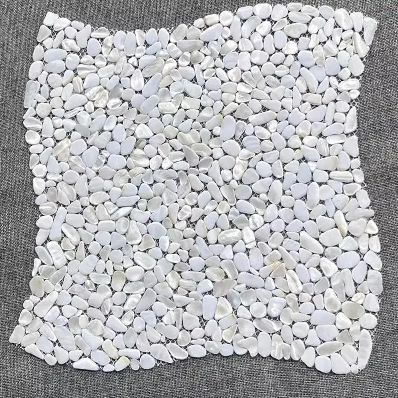 30x30cm Irregular-shaped Lapis Lazuli Natural Pearl Shell Mosaic Tiles For Background Walls, Kitchen And Bathroom Wall Tiles