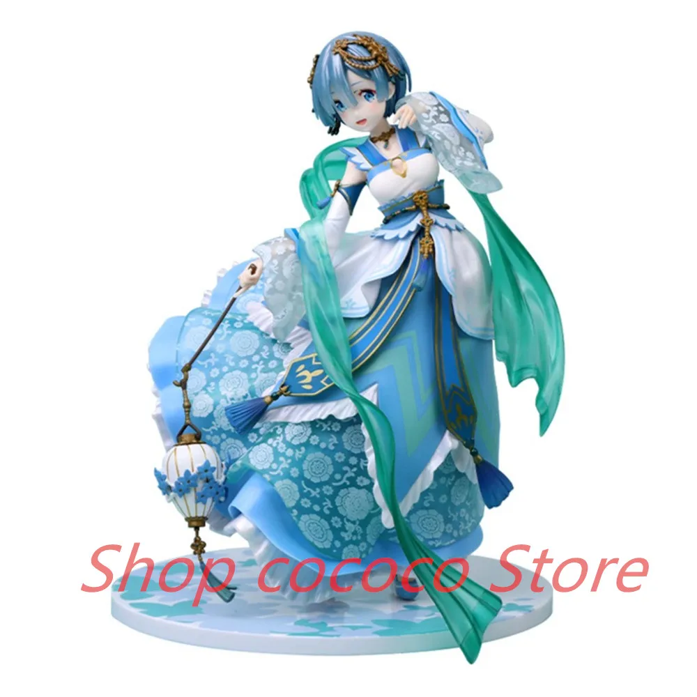 

Japanese Anime Rem Hanfu Figure Re:ZERO Starting Life in Another World Rem Action Figure Adult Collection Model Doll Toys Gift