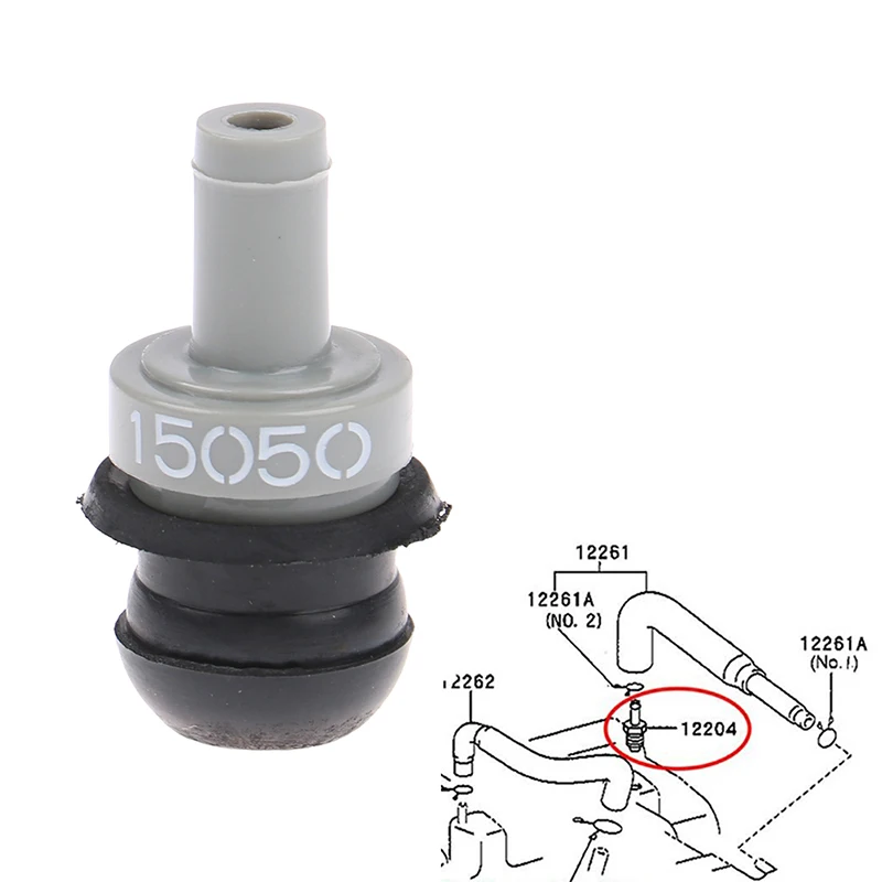 1PC Car Engine PCV Vent Valve 12204-15050 90480-18001 11810-95F0A 11810-6N201 One Way Exhaust Valve Auto Parts