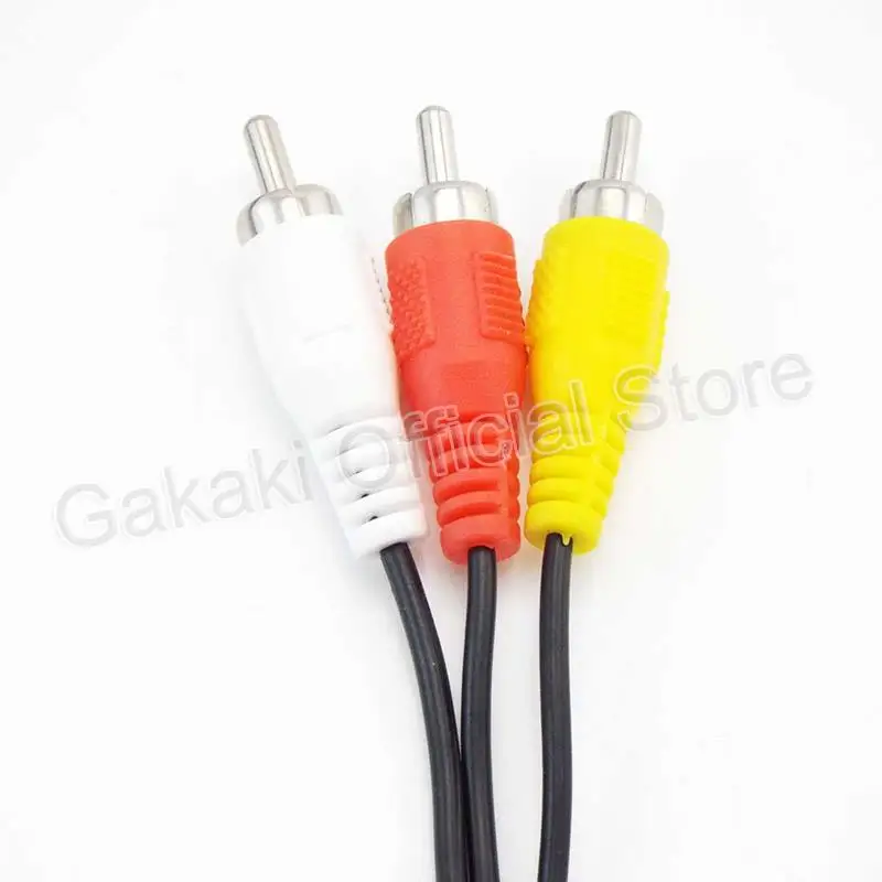 3 Rca Naar 3 Rca Kabel Audio Video Av Man-vrouw Verlengkabel Audio Kabels