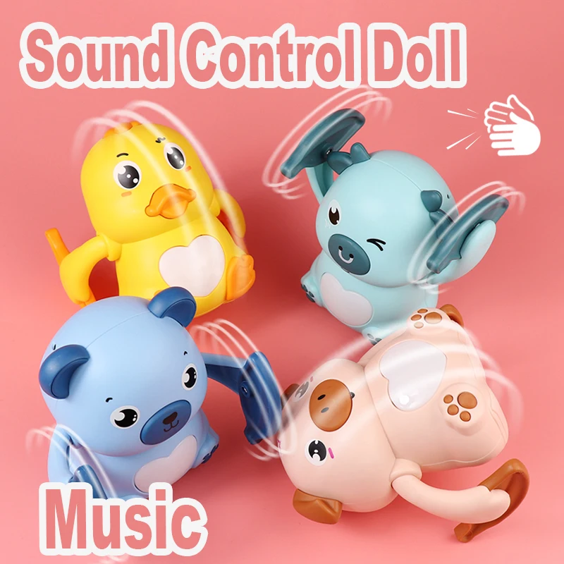 

Baby Voice Control Rolling Toys for Children Music Dolls Kid's Toys Sound Controled Rolling Toys for Kids Interactive Toys Gifts