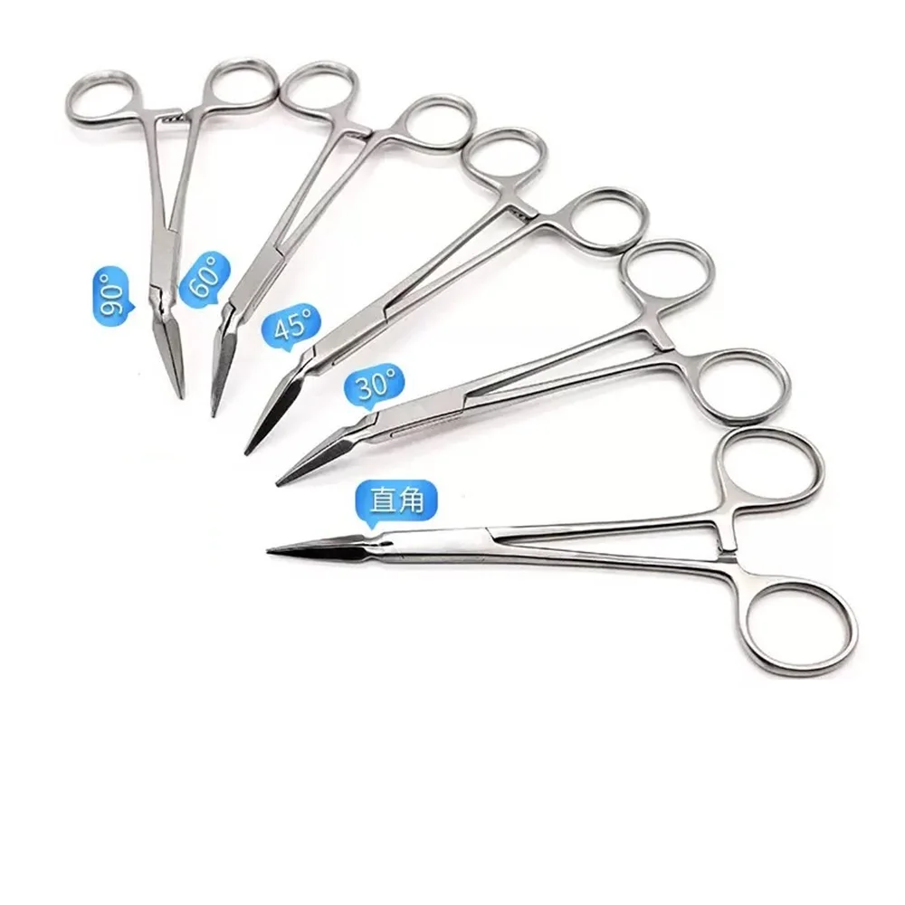 Dental Residual Root Multi-angle Extraction Tweezers 0/30/45/60/90 Degree Angles Minimally Invasive Dental Extraction Tools