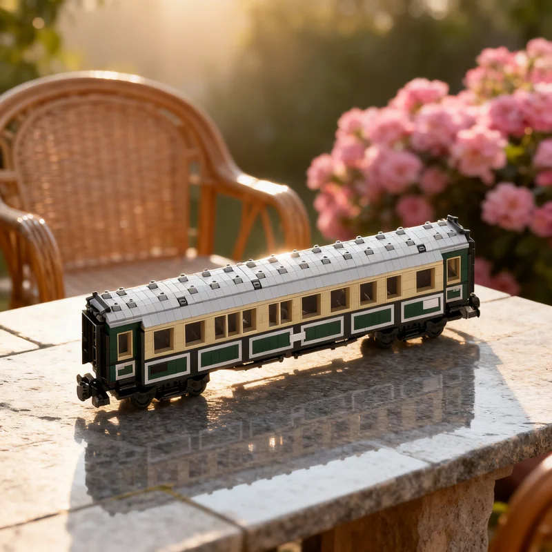 

3822pcs MOC Bavarian Express Pack 8w Train RC Model Building Blocks Construction Toy Assemble Christmas Gift Creative DIY Idea