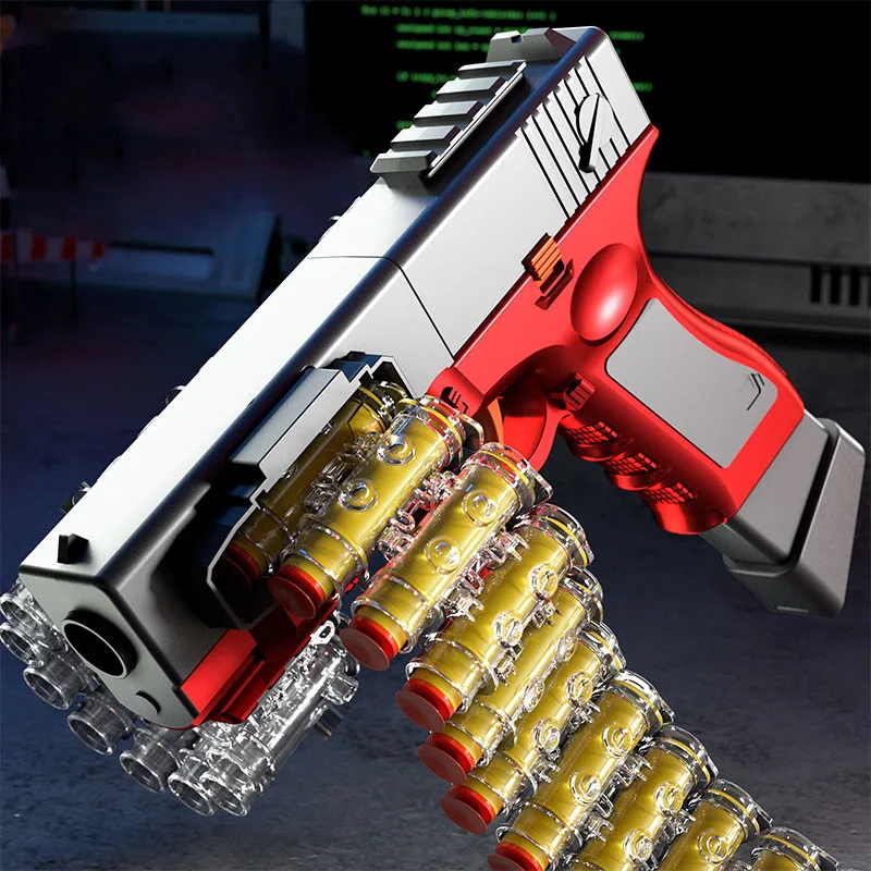 Hand to hand integrated ammunition chain supply soft bullet gun, PUBG battle pistol
