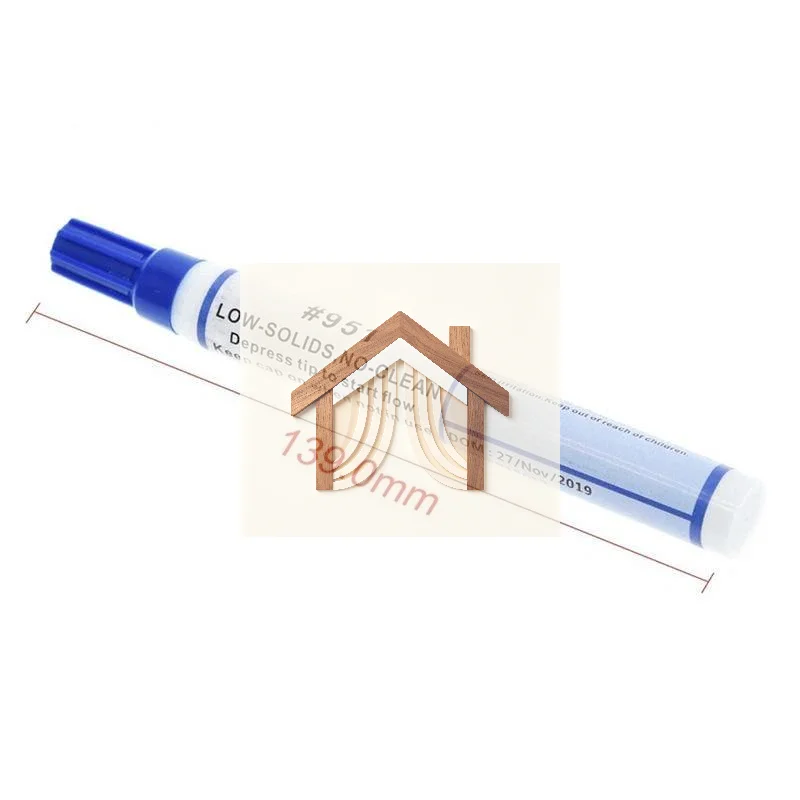 10ml Soldering Flux Pen, Low Solids No Clean Flux Pen, Portable Solder Flux Tool For PCB Repair & Solar Cell Soldering Process