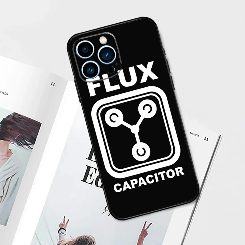 Back to the Future Flux Capacitor Case For iPhone 14 13 12 11 15 16 Pro Max Plus XS Max X XR 7 8 Plus 13 12 Mini Phone Cover