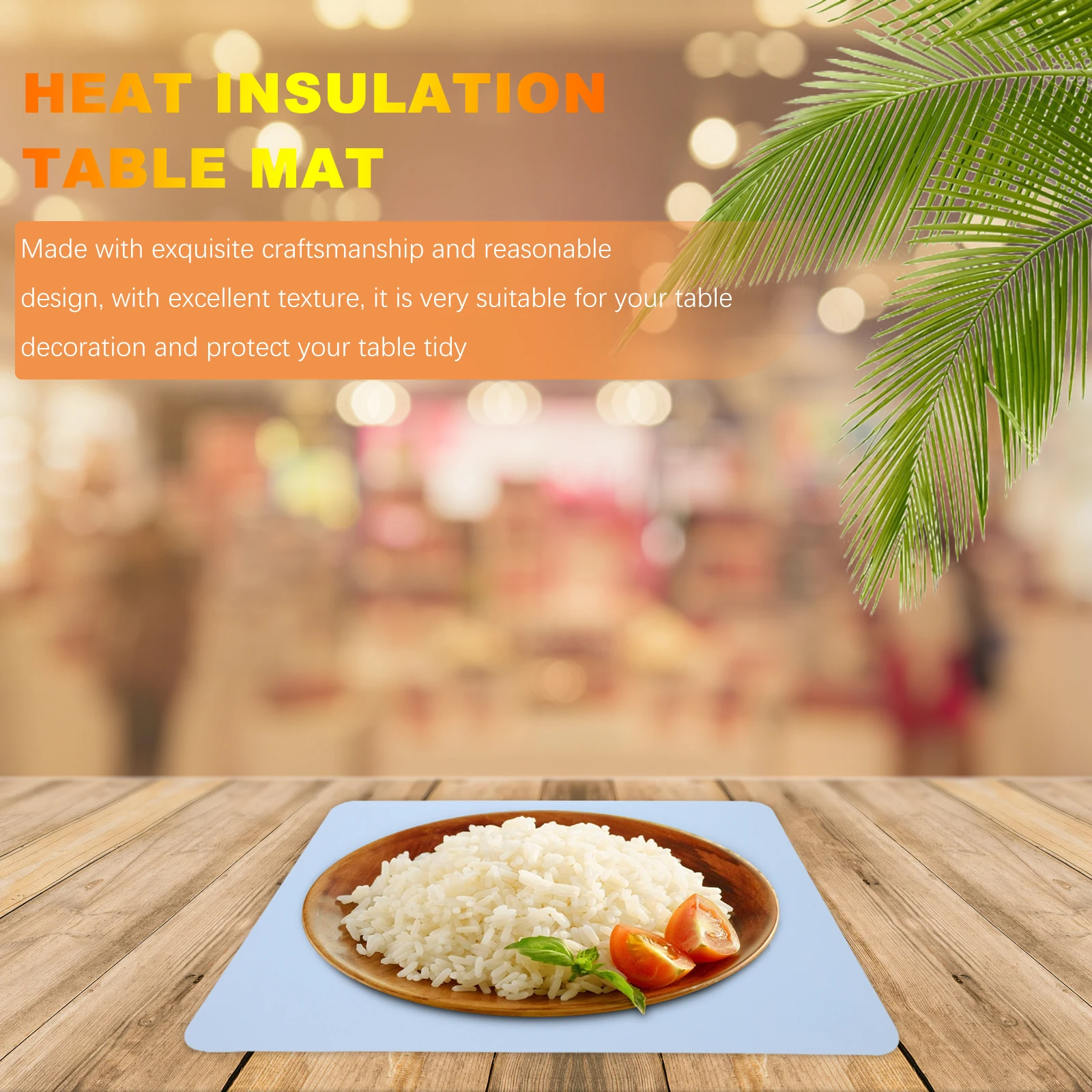 Mantel Individual aislado de mesa resistente al calor para encimera, almohadilla de Gel de sílice antideslizante impermeable, estera protectora, aislamiento de manchas de alimentos, 1 ud.