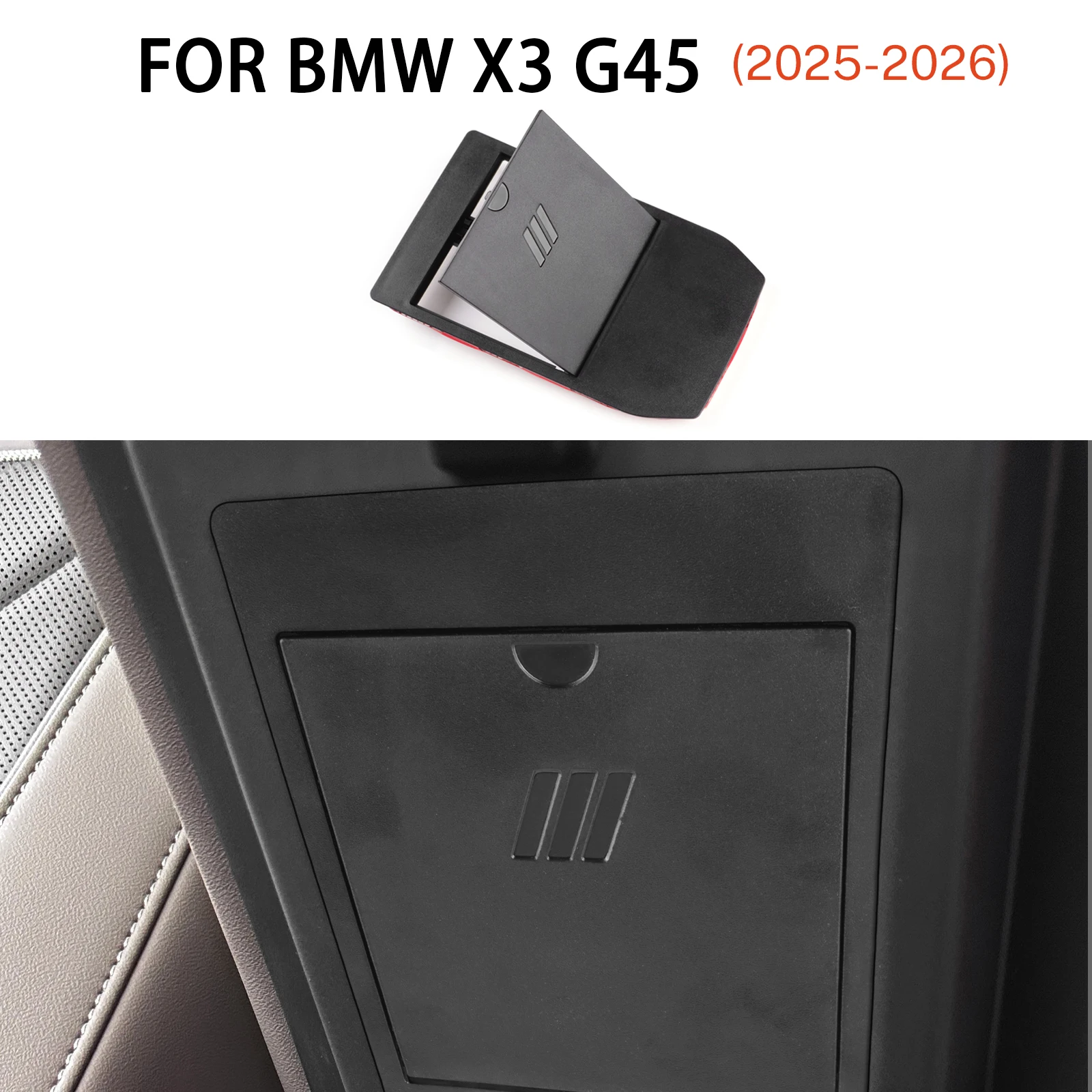 Car Armrest Hidden Storage Box Organizer For BMW X3 G45 2025 2026 Auto Product Interior Modification Accessories LHD RHD
