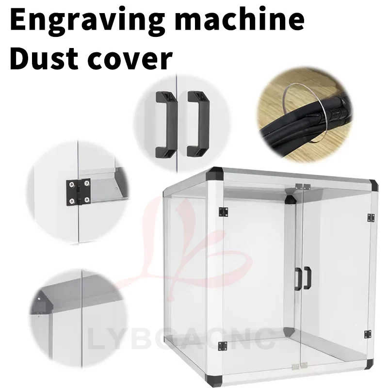 Universal Wood Router Engraving Machine Dust Cover Protective Case PC Stuff Transparent Noise Insulation Dustproof Waterproof