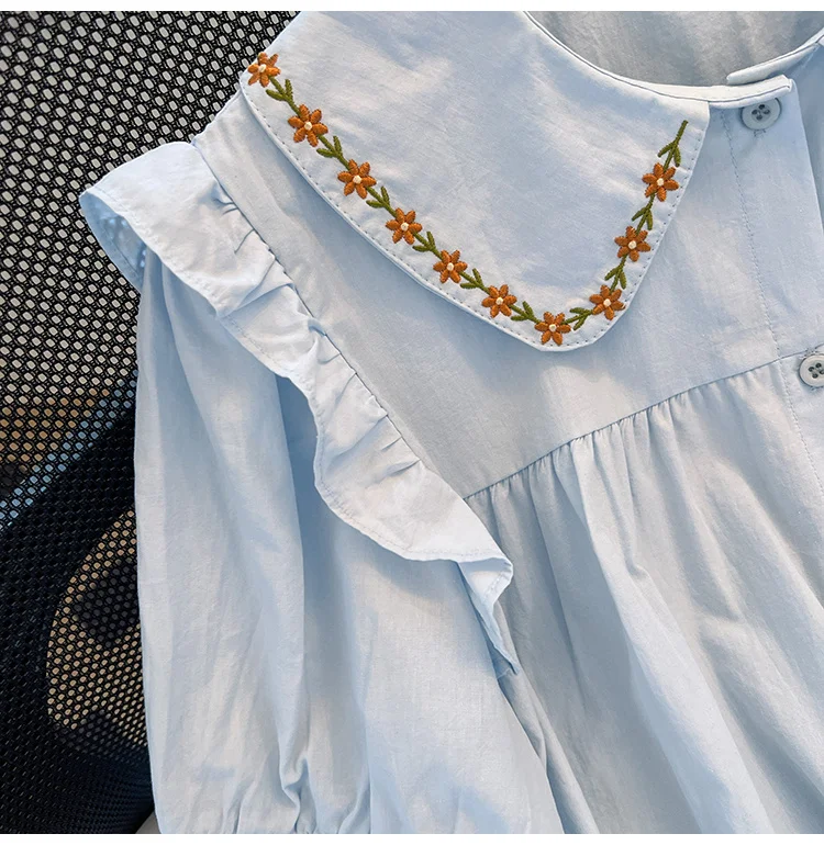 Chemises à manches courtes pour femmes, chemisier rétro rayé, col boutonné, coton doux, classique, rue, élégant, bureau, été décontracté