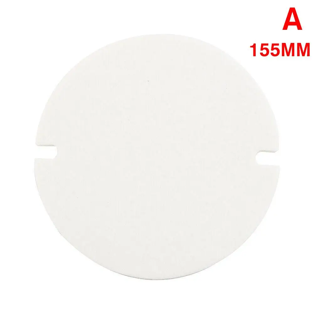 125/155mm Calcium Magnesium Silicate Fiber Paper Flat Gasket Stove Chimney Pipes Stove Door Glass Seal Parts Heat Resistant