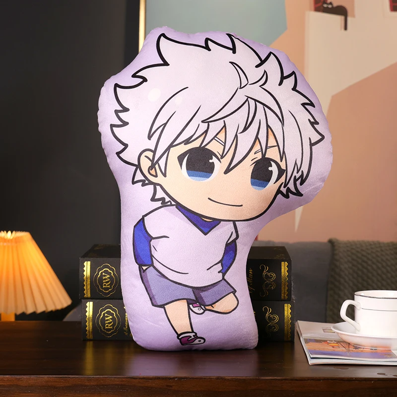 45cmAnime Hunter X Hunter Plush Doll Toy Hisoka Killua Zoldyck Gon Kurapika Cute Soft Stuffed Pillow Toys for Children Gift