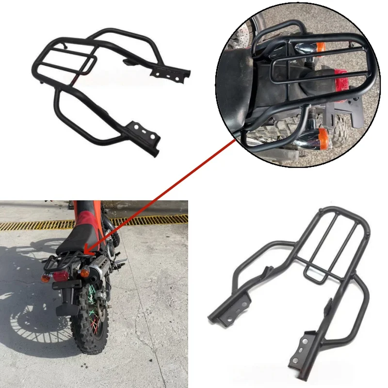 

Полка для заднего сиденья мотоцикла, багажник, опорная стойка для Yamaha XG250 XG 250 Tricker 2003-2014, черный, серебристый 2004 г.