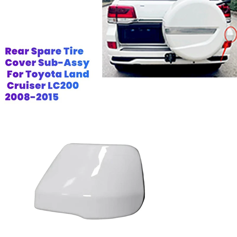 Car Rear Spare Tire Cover Sub-Assy Corner Trim 51902-60020-B1 LHD For Toyota Land Cruiser LC200 2008-2015 51902-60020