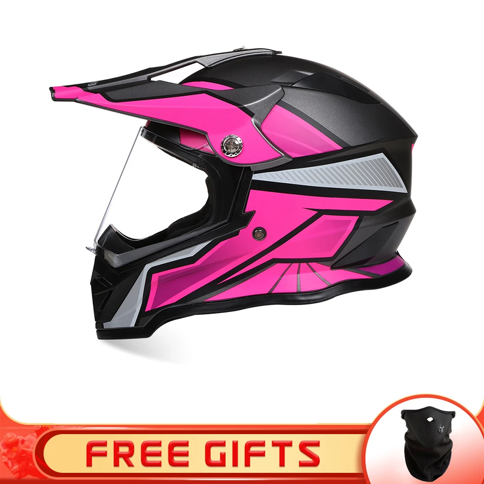 2023 Motocross Off Road Dirty Bike Motorcycle Helmet Motobike Rally Racing Casco Full Face Riding Casque Moto De Capacete DOT