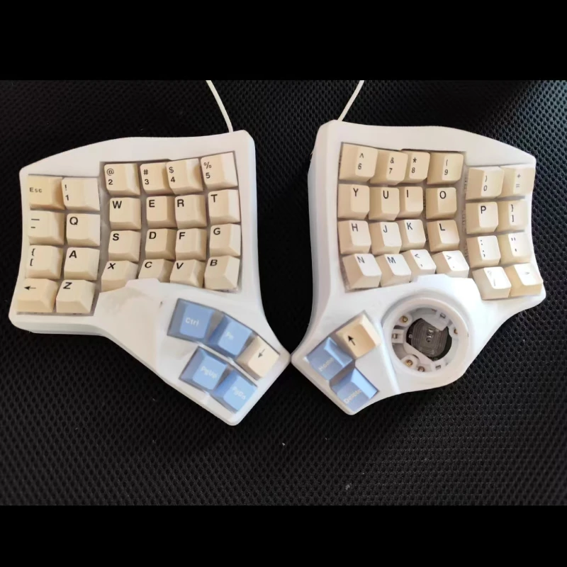 Charybdis 4X6 Layout Trackball Split Keyboard Custom Cheey MX Welding Switch Wired/Bluetooth Wireless Split Mechanical Keyboard