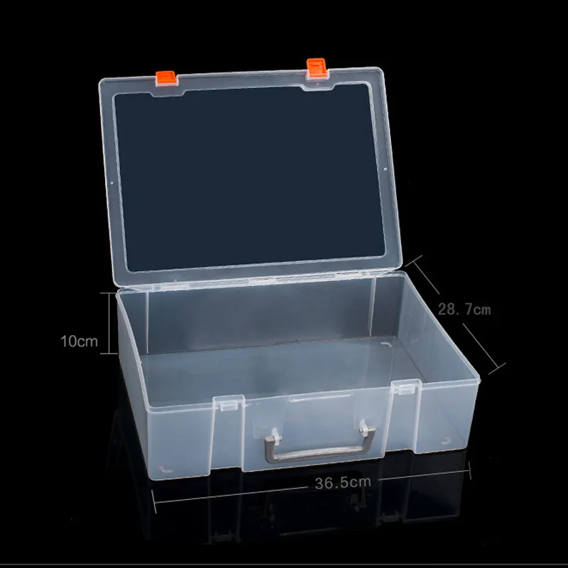 Portable Plastic Tool Parts Screw Storage  Electronic Components  Material Box Toy Building Block