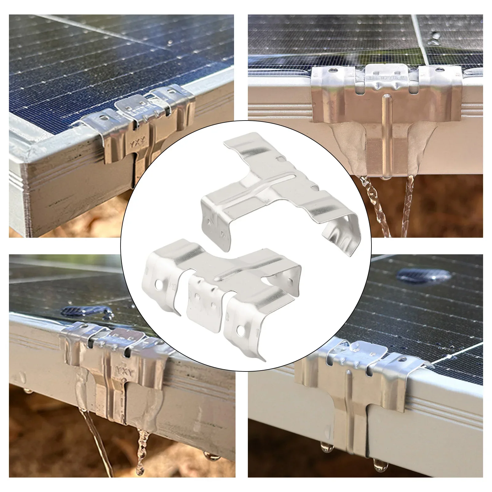 30mm Water Drainage Clips No Need For Frequent Replacement Rectangular Polymer Tape 304 Stainless Steel Material