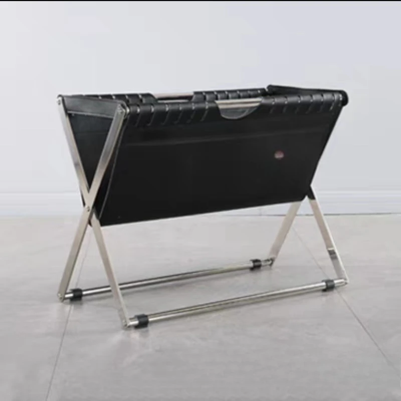 

Скандинавская кожаная подставка для книг, многофункциональный держатель для журналов, компактная офисная полка для хранения, современный акцентный декор для дома, демонстрационная подставка