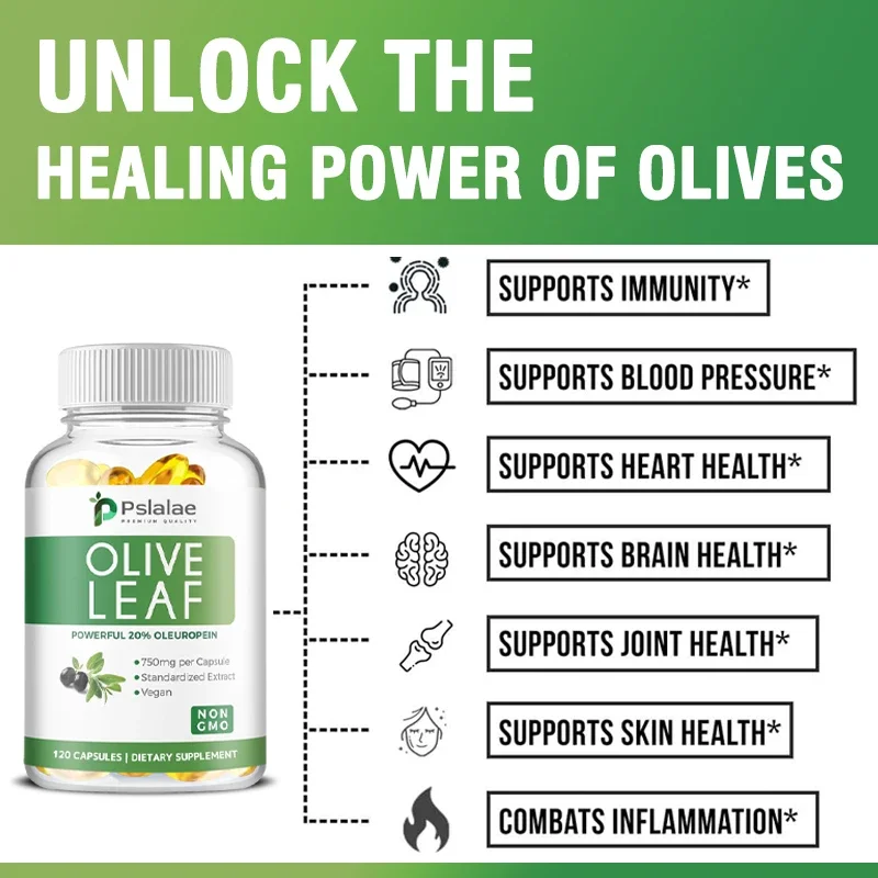 Olive Leaf - Skin Health and Powerful Antioxidants To Boost Immunity